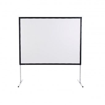 Mobile Leinwand 244x183 cm (Format 4:3-Beamer Projektion) Tuch: mattweiß, 